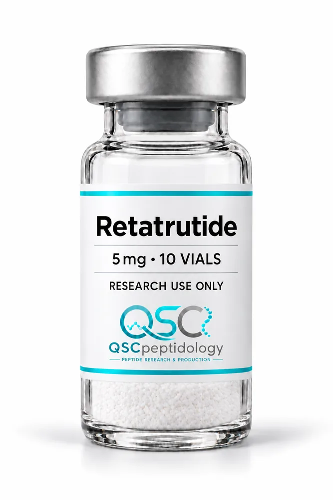 Retatrutide 5mg (Pakiranje z 10 vialami) QSC Peptidology